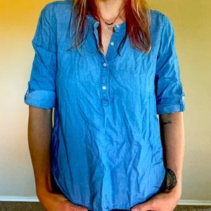 SUPER SOFT blue blouse